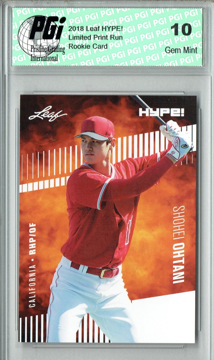 Shohei Ohtani 2018 Leaf HYPE! #10 Just 5000 Ever Made Rookie Card