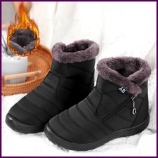Botas de invierno para mujer Botas impermeables para nieve para zapatos de invierno para mujer informales.