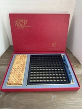 Vintage Complete 1966 Scrabble Brand RSVP 3D Crossword Game Selchow & Righter