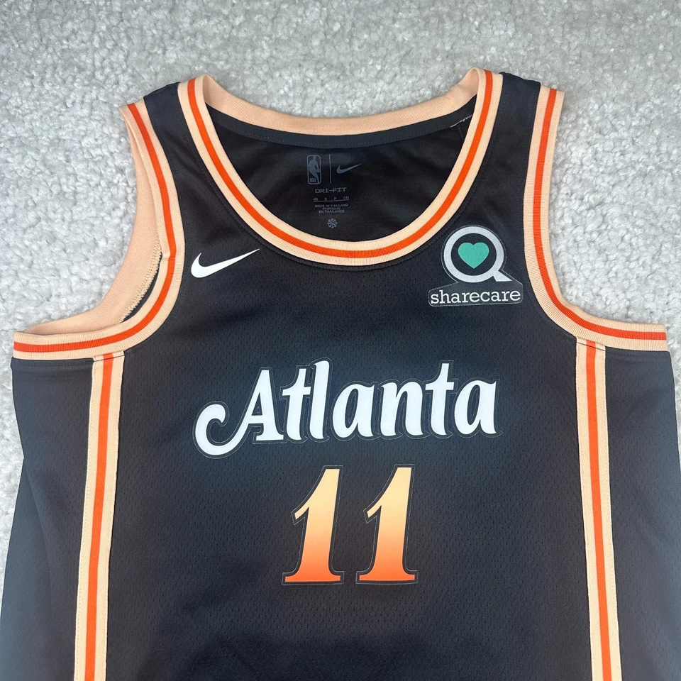 Мяч без рукавов городской выпуск Trae Young Jersey мужской 40 черный Atlanta Hawks 2022 - Изображение 2 из 4