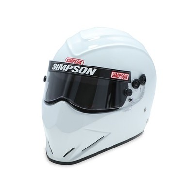 Simpson Racing 7297581 SA2020 Diamondback Racing Helmet 7-5/8 White