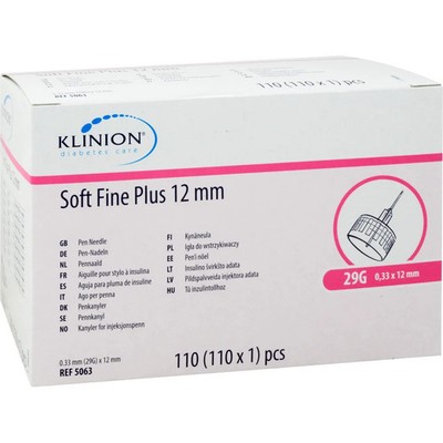 Soft Fine Plus Kanülen 12 mm 29 g 0,33 mm 110St - PZN 10733347
