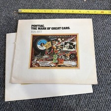 1977 Pontiac Sales Brochure Firebird Grand Prix Bonneville Others History 26-77