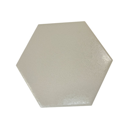 Beige Bone Almond Ceramic Tile Hexagon FT Subway Vintage Mid Century Crystalline