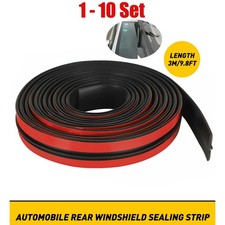 Rear 3M 1-10Set Window Windshield Trimge Moulding Rubber Weatherstrip Seal Strip