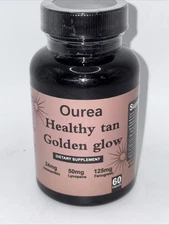 NEW SEALED Ourea Healthy Tan Golden Glow - 60 Capsules 04/2027