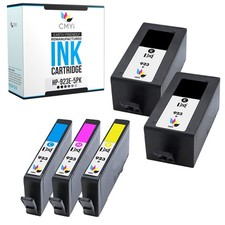 5-Pack Replacement 923e Printer Ink Cartridges for HP OfficeJet Pro 8135e, 8138e