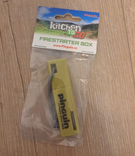 Pinguin Firestarter Box – Outdoor Feuerstahl - NEU