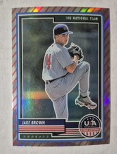 2023 Panini Stars & Stripes USA Baseball #41 Jake Brown Stripes