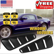 For Ford Mustang 2005 06 07- 2014 Only Window 2-DR Louvers Rear Sun Shade Cover