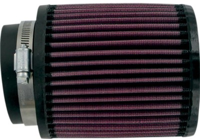 K&N Engineering Universal Round Straight Air Filter - Rubber End Cap RB-0910