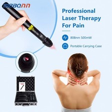 Portable 500mW 808nm Laser Therapy Device for Pain Relief in Humans and Pets