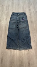 90s vintage JNCO skater Super Baggy 8Ball Wide Leg Jeans size 33x32