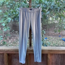 Tommy Hilfiger Women's Grey Herringbone Pull On Ponte Pants Size S. NEW