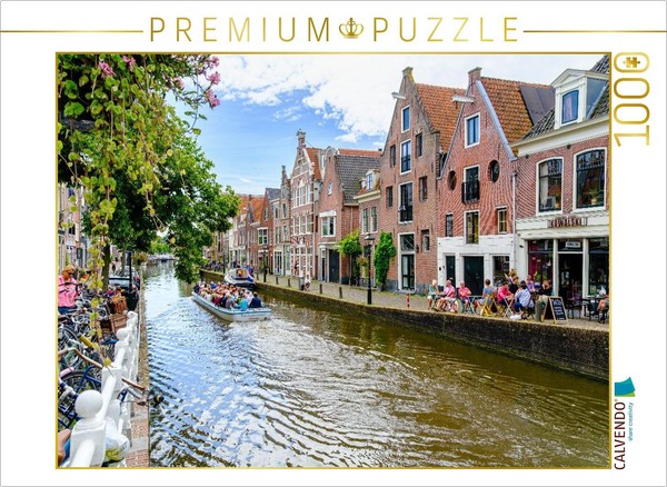 Calvendo Puzzle Alkmaar Gracht | 1000 Teile Lege-GrößE 64 × 48 Cm Foto-Puzzle Fü-image