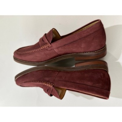 Sperry Gold Cup Exeter Penny Loafer Burgundy Nubuck Leather Mens 11.5‎ STS18374 Gold Cup Loafer Leather Upper Casual Shoes for Men for sale  main image 3