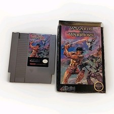 Wizards  Warriors Nintendo NES Cartridge W/ Original Box Acclaim