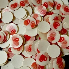 Huge Lot 200+ Rare Vtg Vari Vue lenticular moving motion Floating Hearts NOS