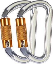 Heavy Duty Carabiner Clips -Auto Locking Climbing Carabiner, Industrial Strength