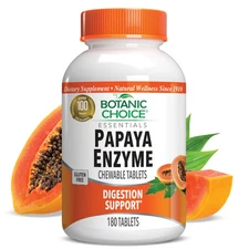 Botanic Choice Chewable Papaya Enzyme Tablets 49 Mg. Digestive Herbal
