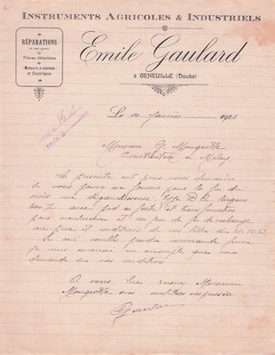 25 GAULARD EMILE MECHANIC GENE 1924 machines