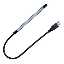 DZYDZR Keyboard Light Laptop Lamp USB LED 5V 1W 10 LED Long Gooseneck Touch D...