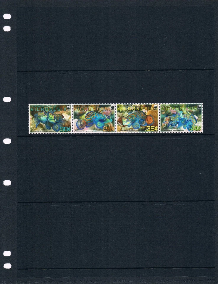 $4.25 Scott Value - 2009 MICRONESIA Mandarinfish Fish Pacific CV MNH NH UMM - Image 2 of 4