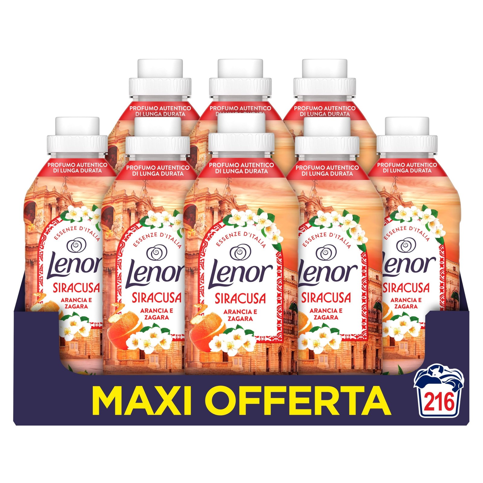 Lenor Ammorbidente Concentrato 216 Lavaggi Essenze d'Italia