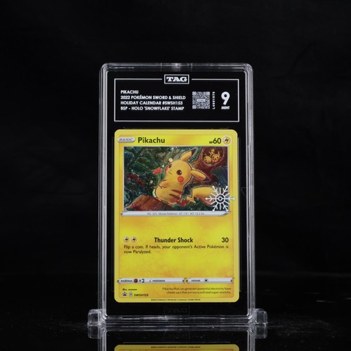 Pikachu graded TAG 9 for sale on eBay
