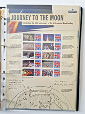GB 2009 CS4  Royal Mail Smilers Stamp Sheet Moon Landing Anniversary