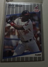 Fleer 1989 Update Joey Belle Base Set #U-25 Cleveland Indians Baseball Card