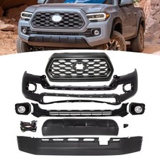 Front Bumper Cover Grille W Fog Lights Complete Kit For 2016-2023 Toyota Tacoma