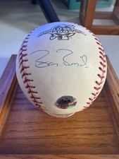 BARRY BONDS GIANTS SIGNED AUTO 2002 WORLD SERIES BASEBALL COA