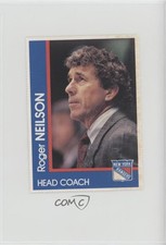 1989-90 Marine Midland New York Rangers Team Issue Roger Neilson HOF w5p