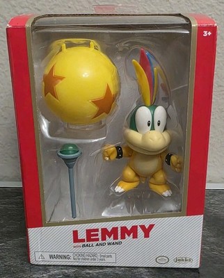 Jakks Gold Super Mario Lemmy Koopa With Ball And Wand New In Box