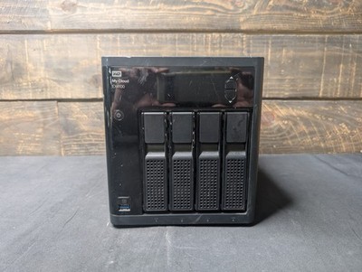 WD My Cloud Expert EX4100 4-Bay NAS Enclosure  2x 4TB HDD Tested NO Power supply