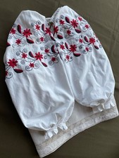 Embroidered Ukrainian dress Shirt Folk Vyshyvanka shirt Feminine dress