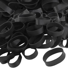 Size 82 Tactical Rubber Bands - 50 Pieces - 2 1/2 x inch, Black
