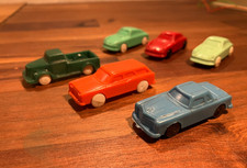 Konvolut 6 Groschenautos, 3x Porsche , Ford 17 M Kombi, Lastwagen, Mercedes