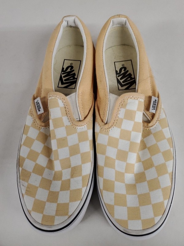 VANS Unisex Adults Checkerboard Classic Slip-On Shoes Size: M 6/W 7.5