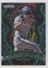 2022 Panini Prizm Illumination Green Donut Circle Prizm Corey Seager #IL-5 4z8