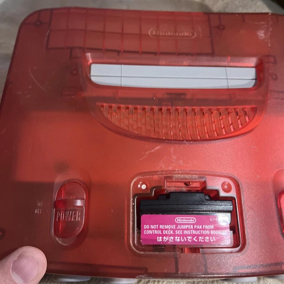 Nintendo 64 Console- Many Colors - With Cables and Memory Pak TESTED AND WORKING - Image 3 of 4