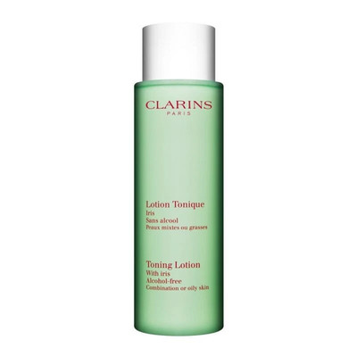Clarins Toning Lotion With Iris Alcohol Free Combination Or Oily Skin 1.7 FL OZ