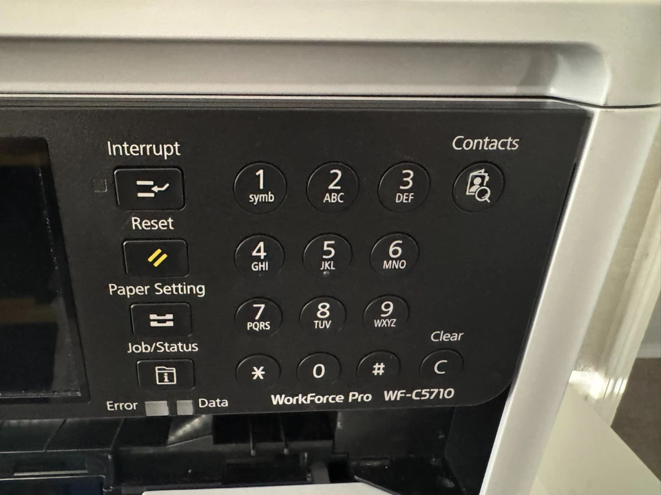 Epson Workforce Pro WF-C5710 Color Printer! Great Printer! Needs ink. - Image 4 of 4