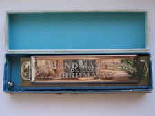 BANDMASTER DELUXE CHROMATIC HARMONICA W BOX