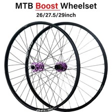 Set ruote 26 27,5 29 pollici MTB bicicletta freno a disco asse passante boost 110x15/148x12 mm mozzo