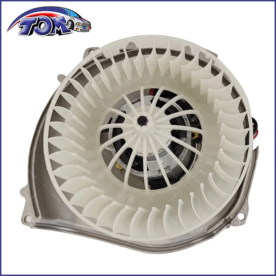 全新鼓风机电机组件 带调节器 适用于梅赛德斯-奔驰 W140 S320 S500 S600 — 第 2/4 张图片