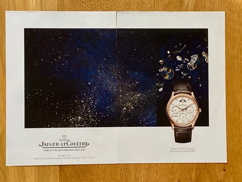 Jaeger-LeCoultre Master Ultra Thin Perpetual JLC 2019 Watch Ad publicidad