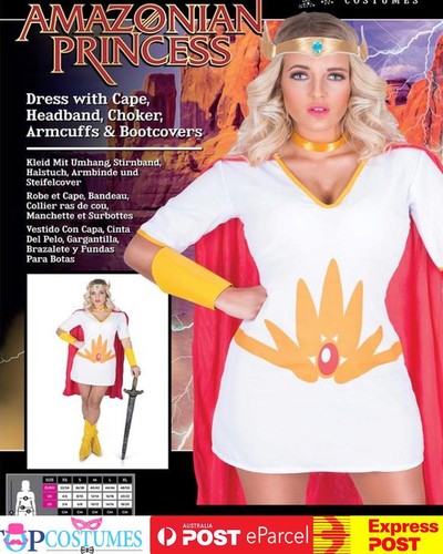 She Ra She-Ra Princess Power Masters Of The Universe Superhero Costume - Picture 2 of 2