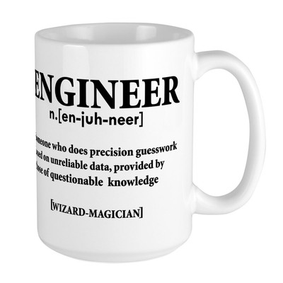 CafePress ENGINEER NOUN Mugs Large Mug (738390373)